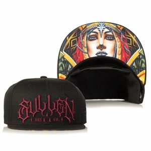 Sullen Nightfall Snapback Hat Black